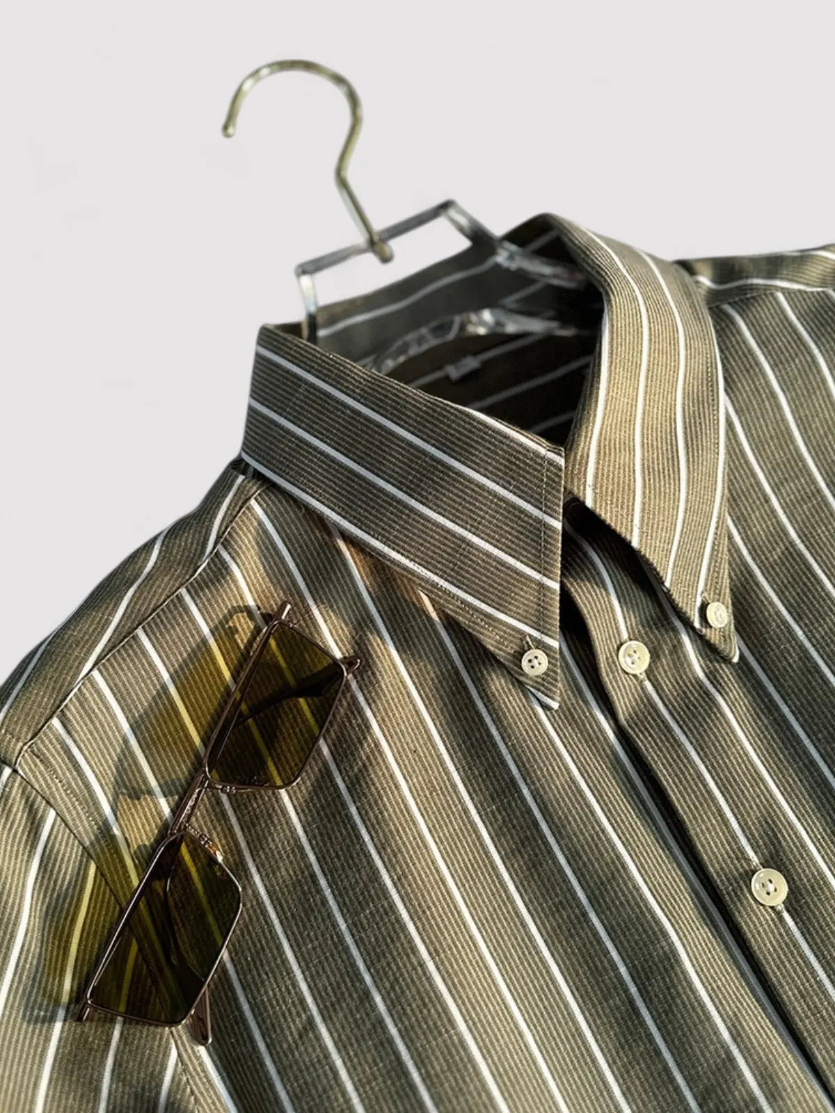 Dress Shirt - Tailored Stripe And Breathable Flexible Shape