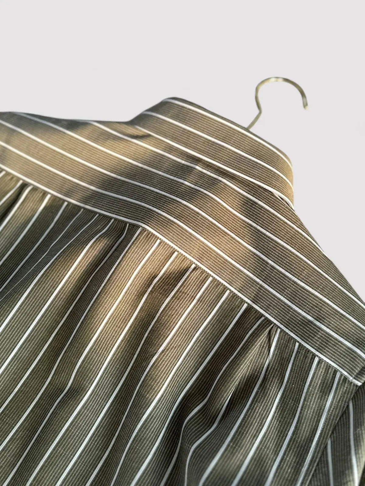 Dress Shirt - Tailored Stripe And Breathable Flexible Shape