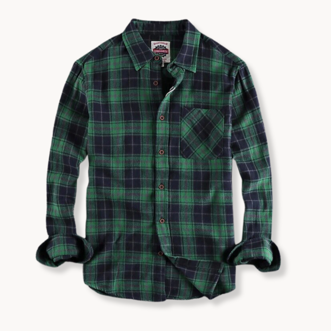 Flannel Shirt - Brushed Blend Finish & Chest Pocket Storage