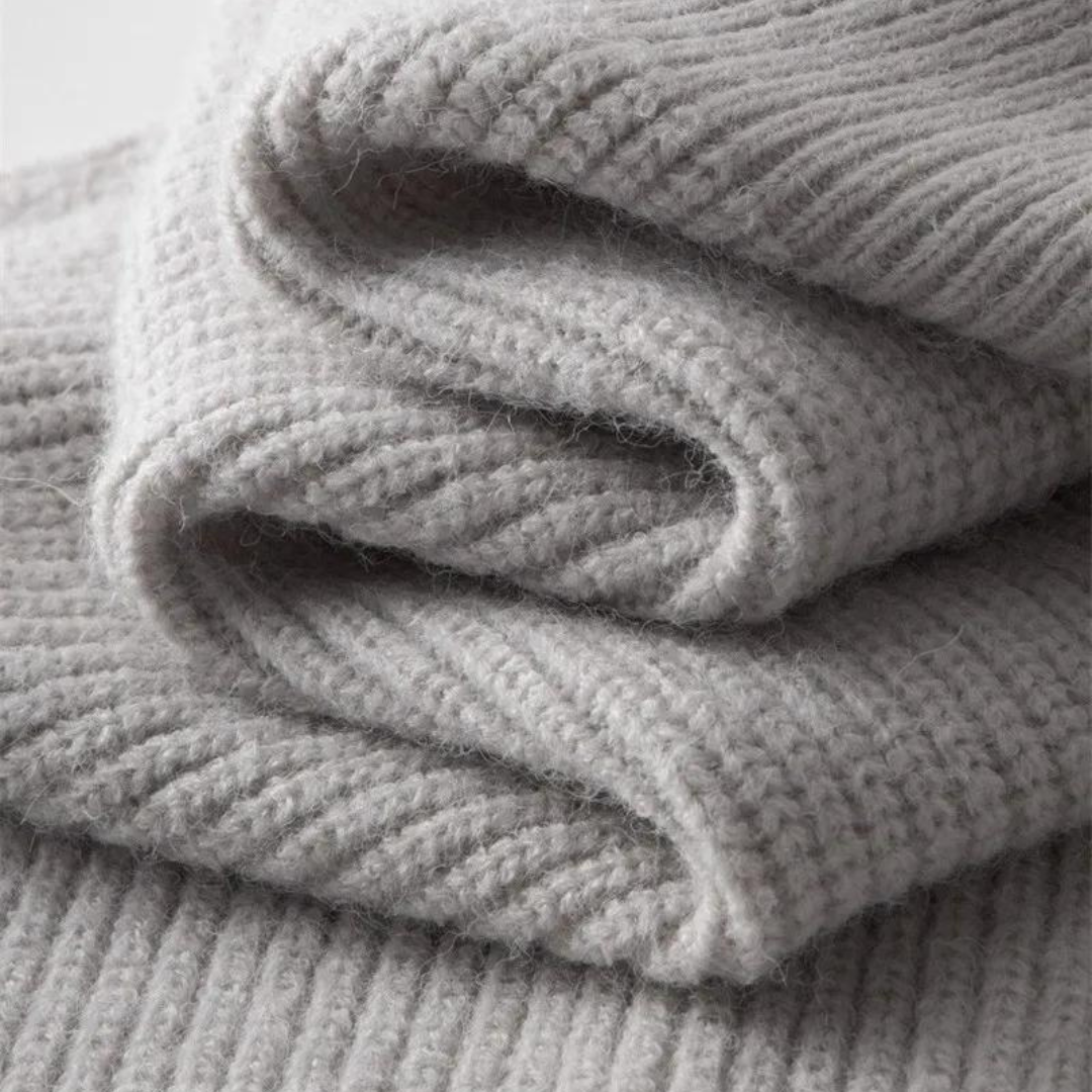 Full Zip Sweater – Knit Blend Jacket & Smooth Zip On