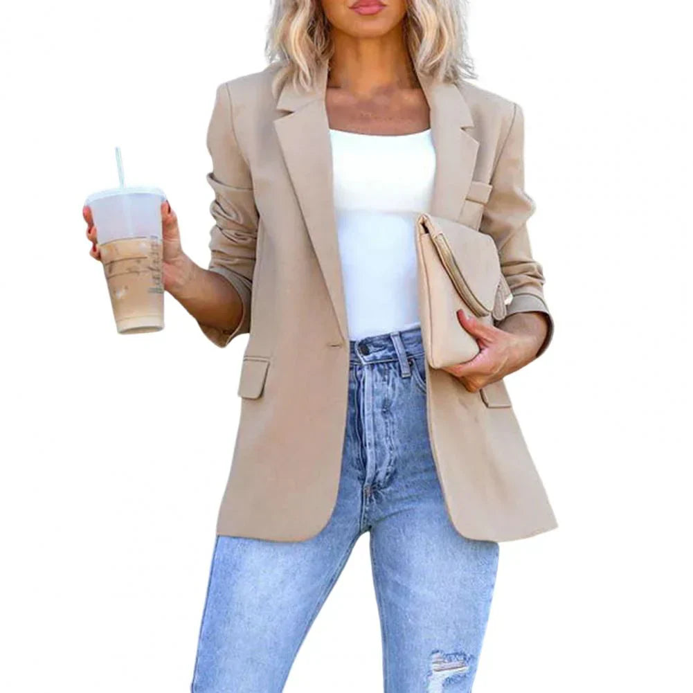 Variant image for Women's Cotton Casual Blazer-1