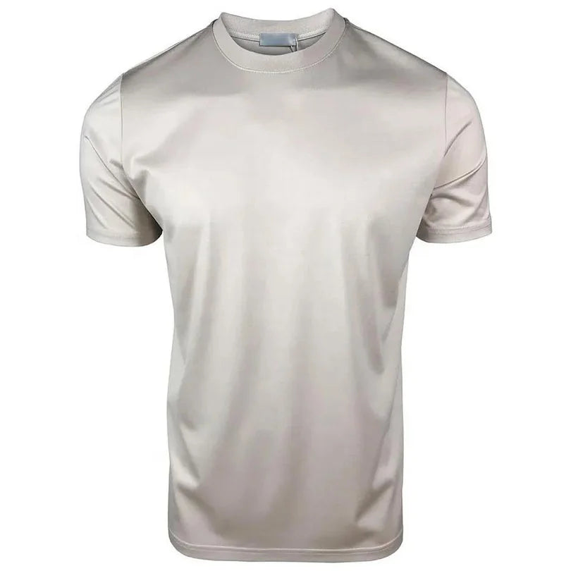 Men's Cotton T-Shirt Round Neck-5