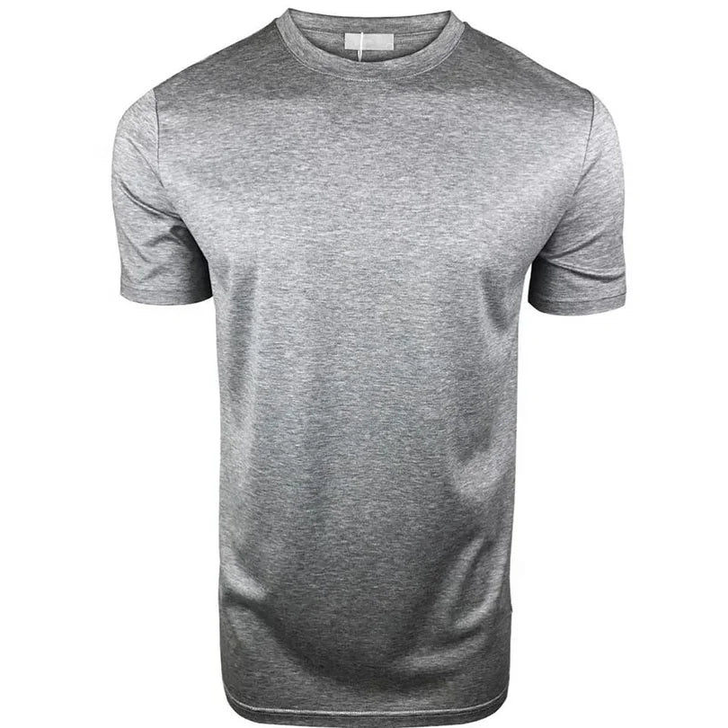 Men's Cotton T-Shirt Round Neck-6