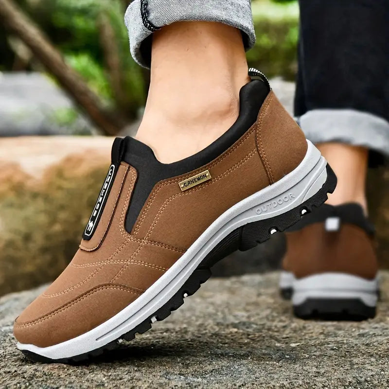 Hiking Shoes - Polyester Blend Upper & Shock Absorption