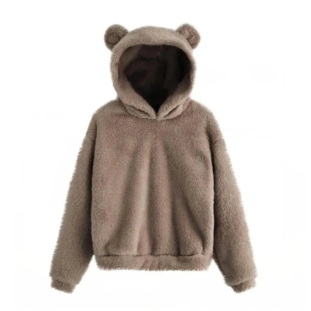 Hooded Sweatshirt - Bunny Ear Hood And Soft Warm Coverage