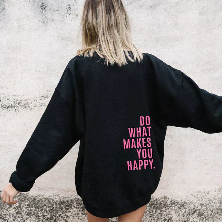 Hooded Sweatshirt – Soft-Blend Hood Long Sleeves & Freedom