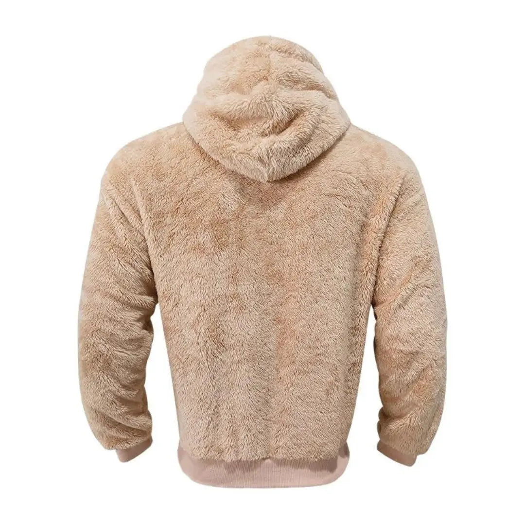 Hoodie - Fleece Blend With Attached Hood And Warm Pocket