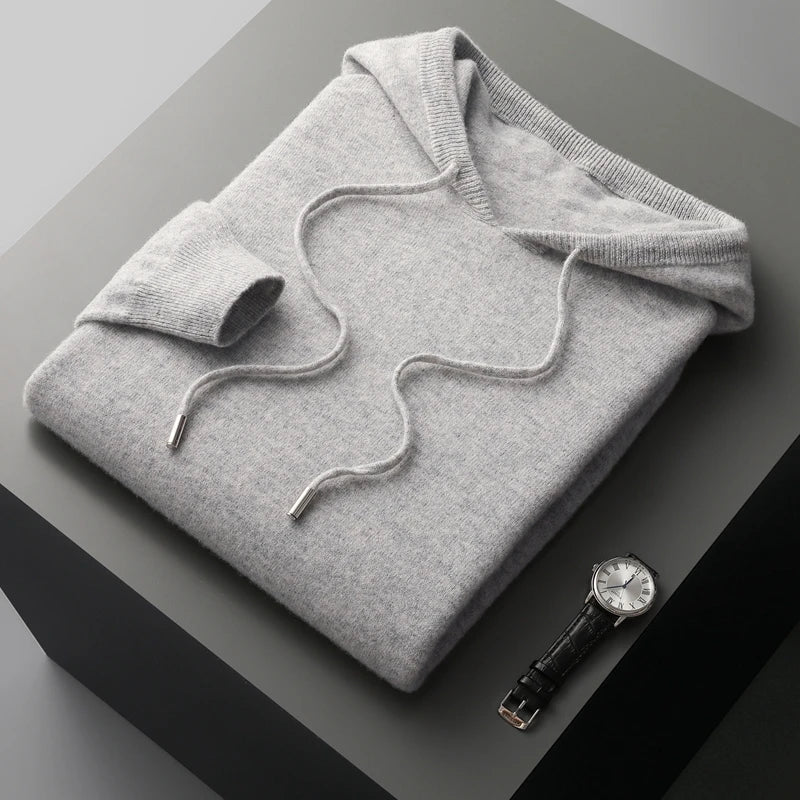 Hoodie - Soft Blend Fabric & Adjustable Hood Ribbed Cuffs