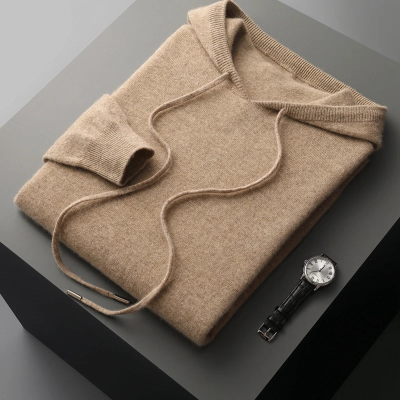 Hoodie - Soft Blend Fabric & Adjustable Hood Ribbed Cuffs