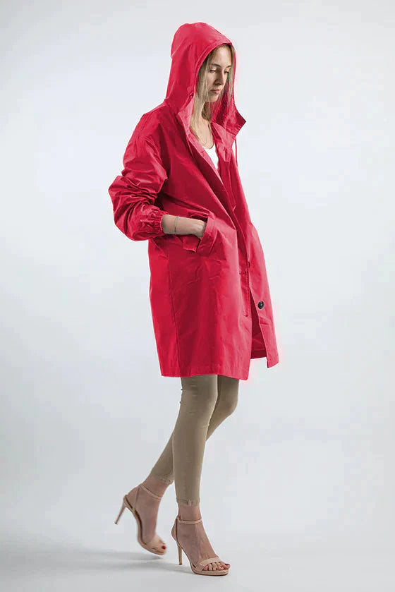 Jacket – Polyester Blend Hooded Design & Rain Protection