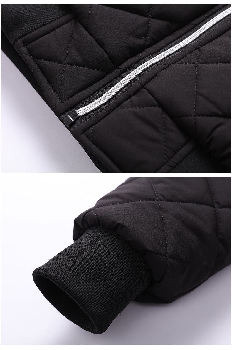 Jacket - Polyester Blend Slim Cut With Cuffs & Wind Shield