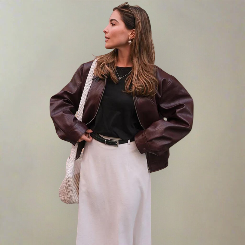 Jacket - Vegan Blend Finish & Structured Front Resists Wind