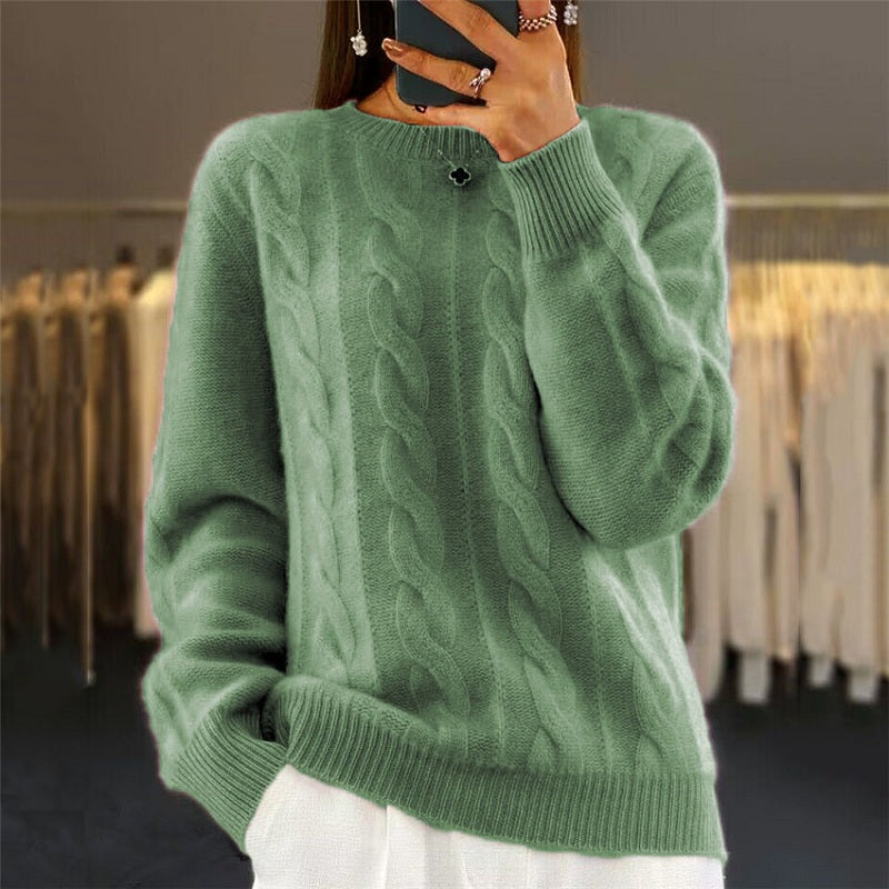 Jumper - Soft Blend Crew Neck And Warm Flexible Shape