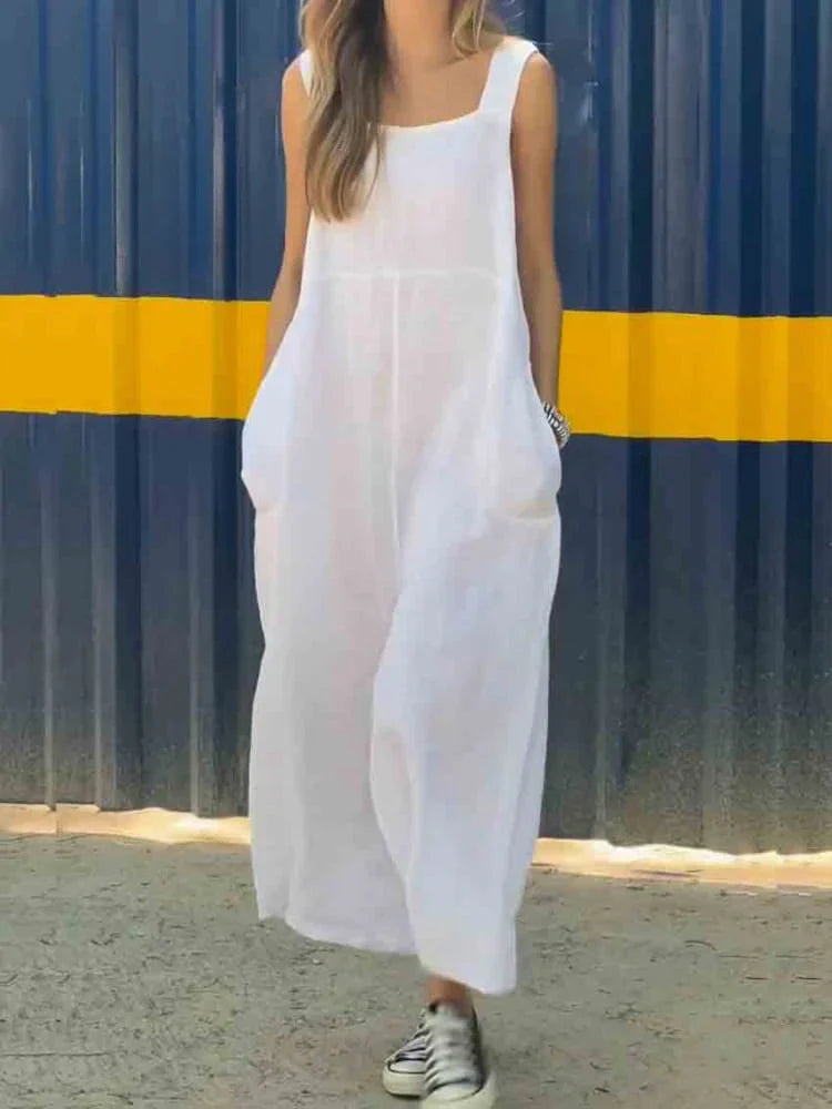 Jumpsuit - Breathable Blend Loose Cut & Easy Movement