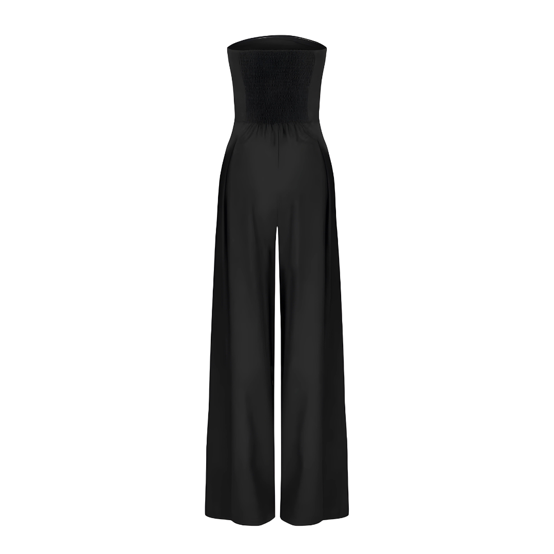 Jumpsuit - Strapless Structured Bodice And Smooth Silhouette