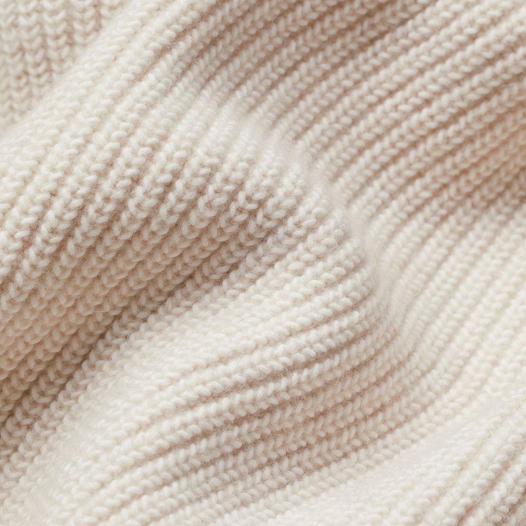 Knit Jacket - Long Zip Front & Smooth Layering Finish