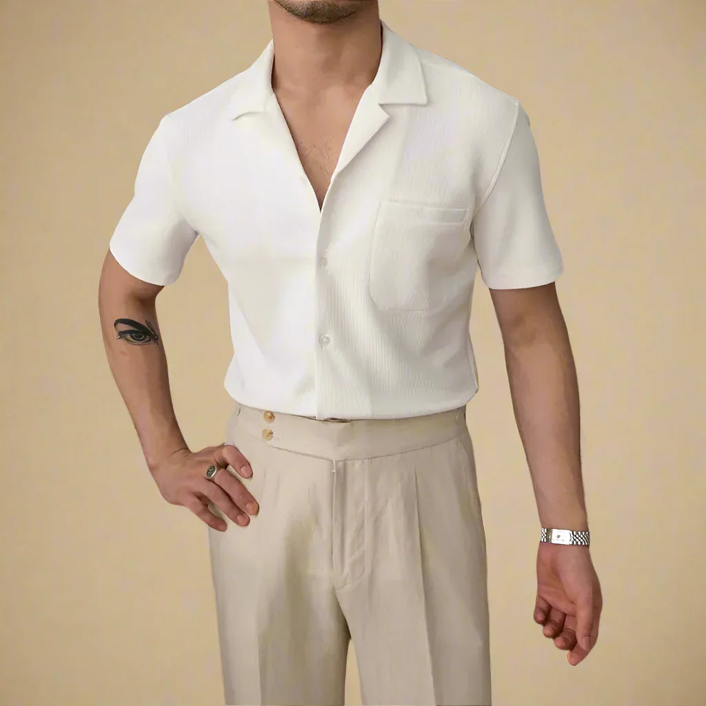 Knit Shirt - Breathable Knit Blend & Roomy Shape For Ease