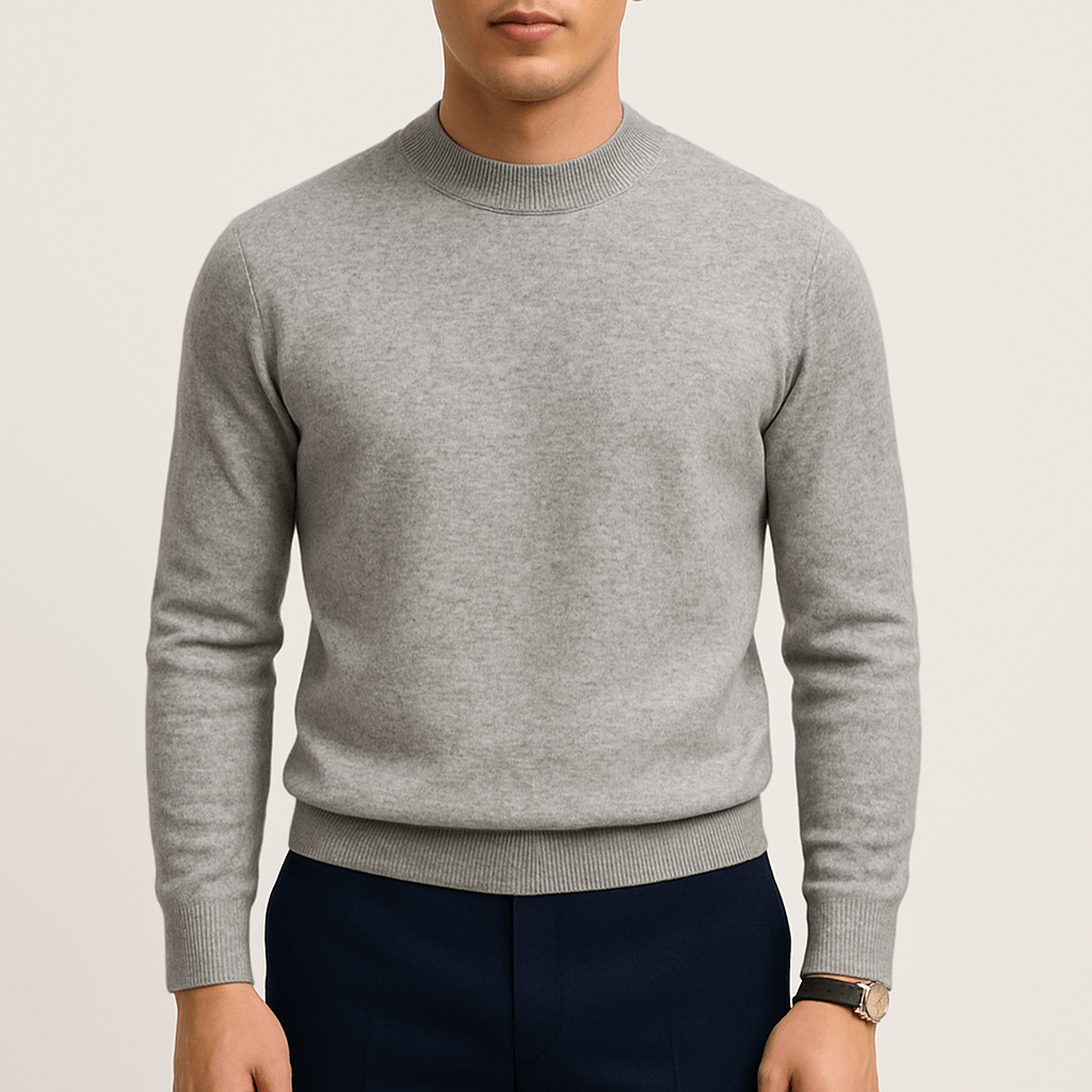 Knit Sweater – Slim Fit Narrow Shape And Low Profile Warmth