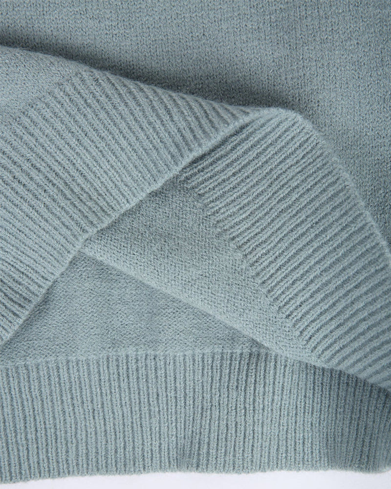 Knit Sweater - Soft Blend Knit & Warm Flexible Shape