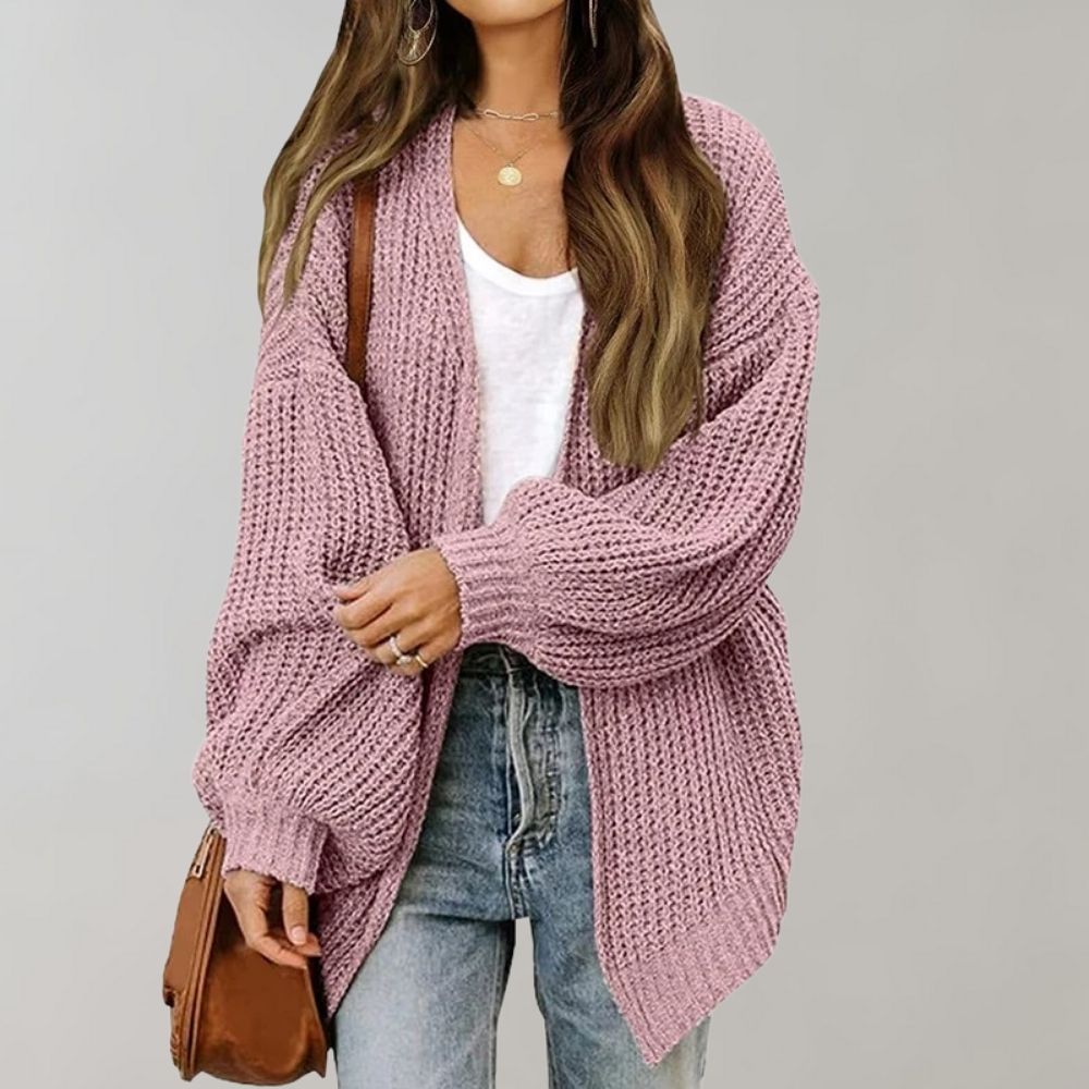 Knit Sweater Vest - Roomy Knit Pattern and Easy Layering