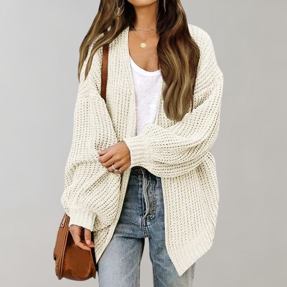 Knit Sweater Vest - Roomy Knit Pattern and Easy Layering