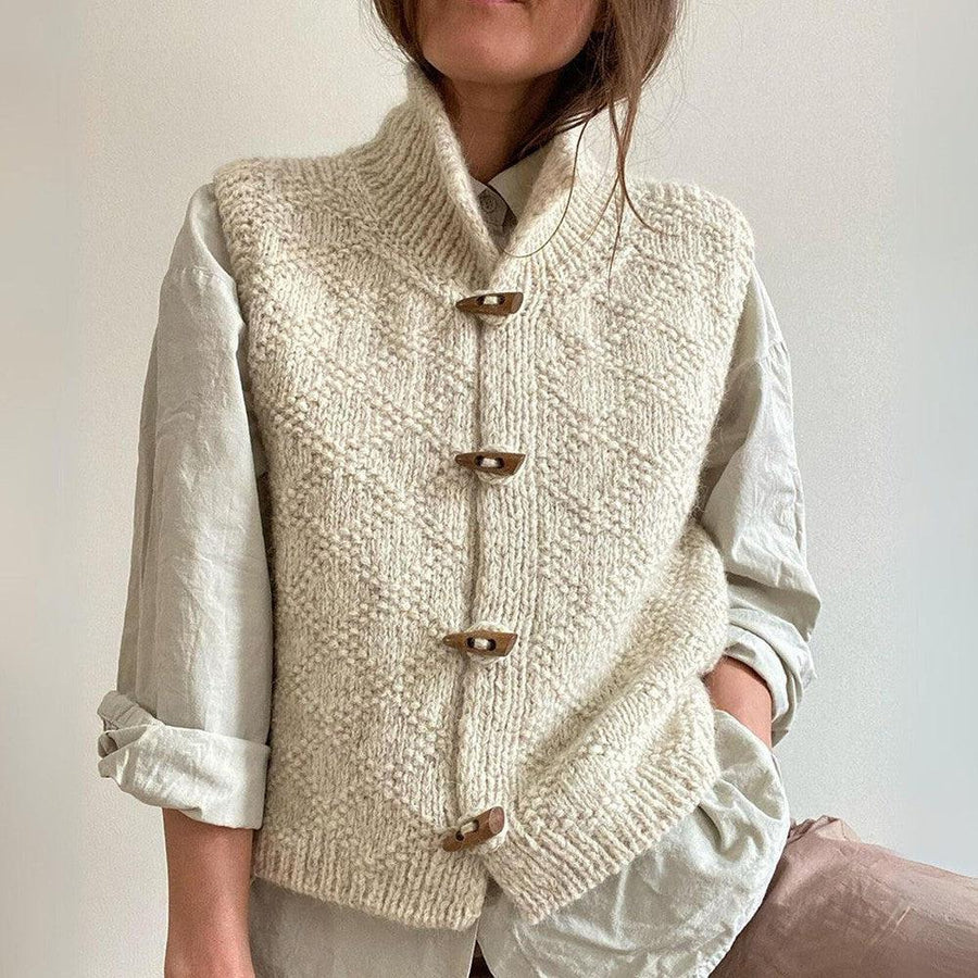 Knit Vest – Acrylic Blend Drape & Lightweight Layering