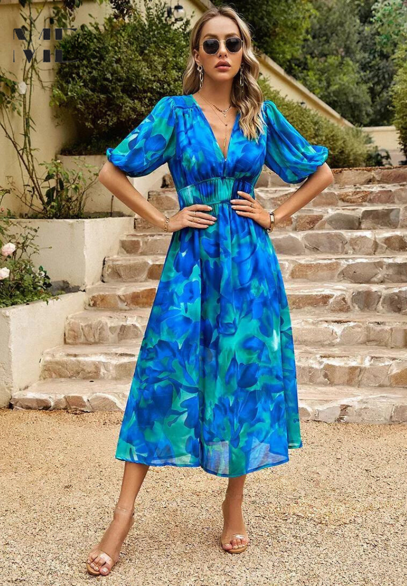 Lightweight Blend Dress - Sleeveless Midi And Easy Movement