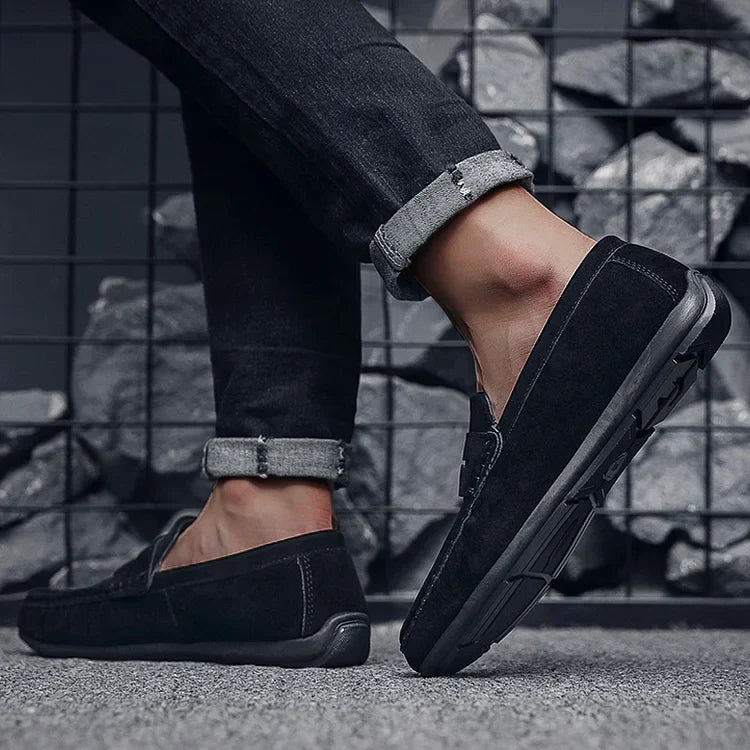 Loafers - Slip On Shape With Lace Detail & Secure Fit