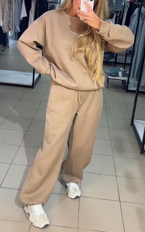 Lounge Set - Sparkle Knit Two Piece & Relaxed Shape