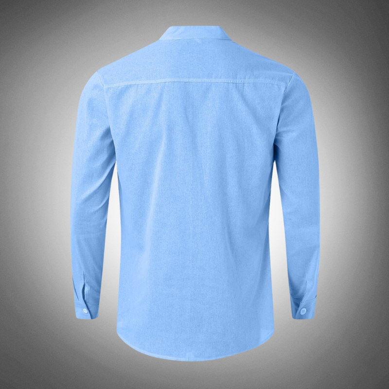 Men's Cotton Dress Shirt Classic Button-Up-2