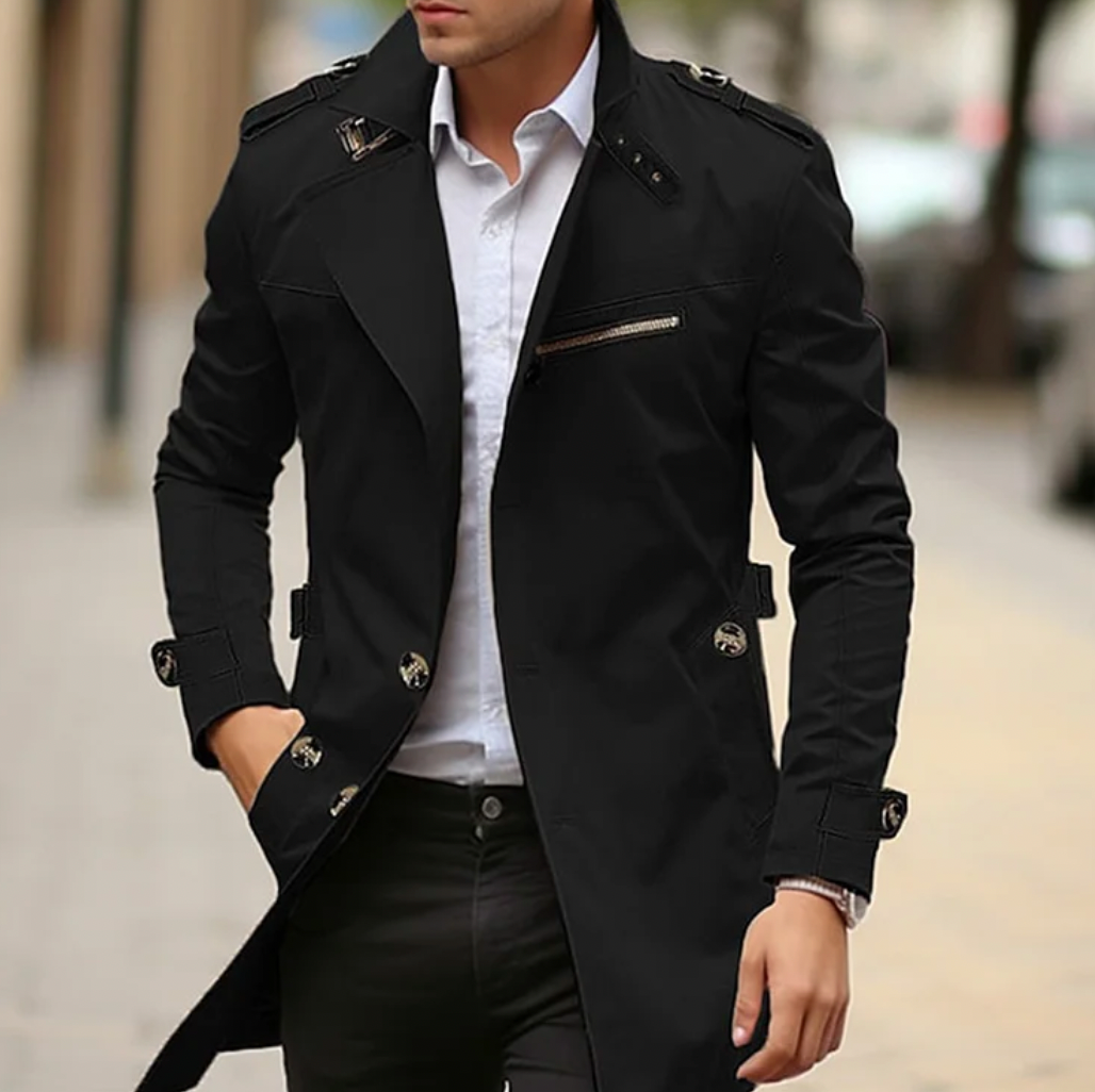 Variant image for Men's Cotton Trench Coat-9