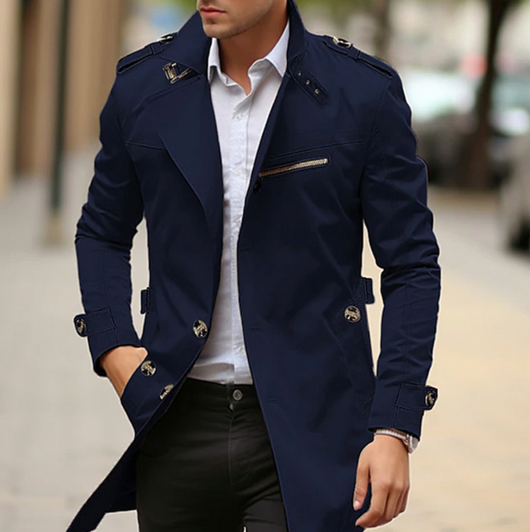 Variant image for Men's Cotton Trench Coat-25