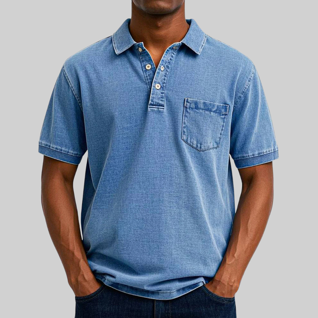 Men's Breathable Polo Shirt for Stylish Comfort 0