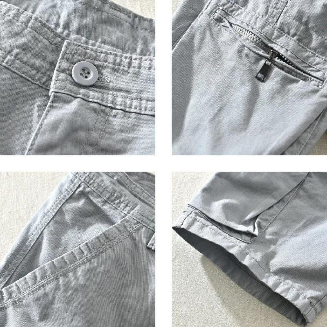 Men's Cargo Shorts with Multiple Pockets and Stretch Fabric 5