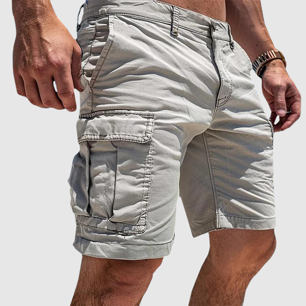 Men's Cargo Shorts with Pockets for Outdoor Activities 0
