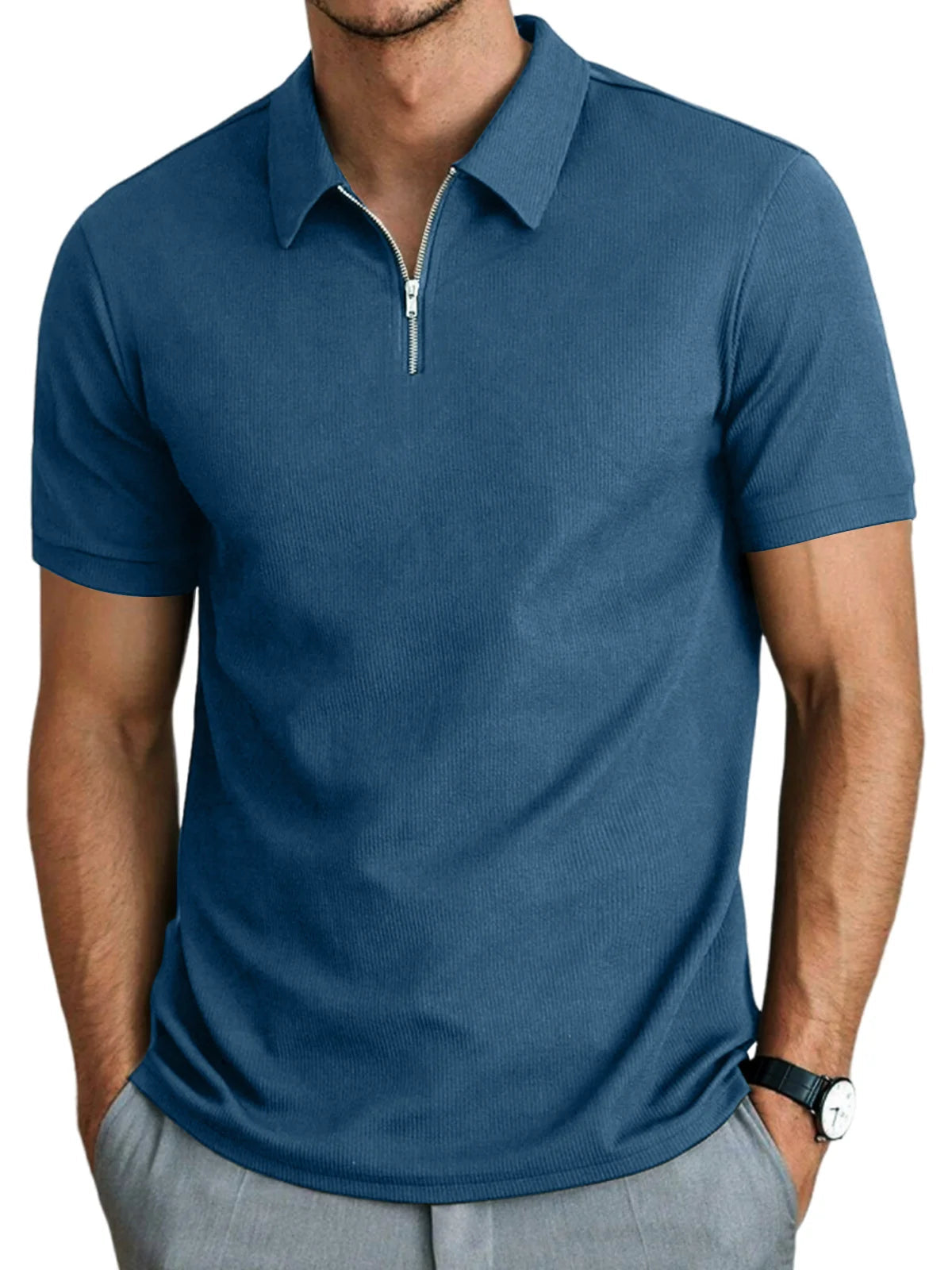 Men's Casual Summer Polo Shirt - Lightweight & Versatile 0