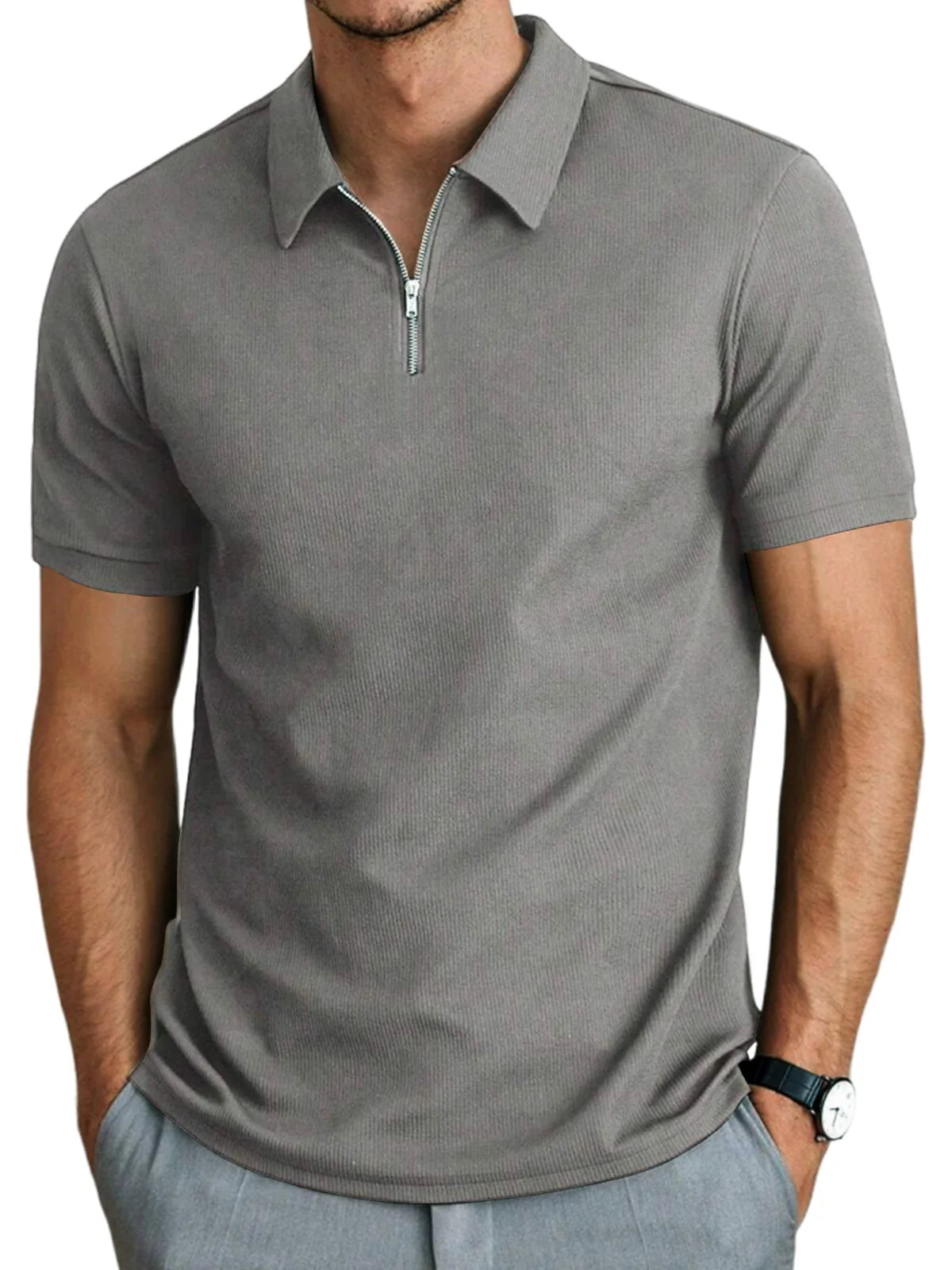 Men's Casual Summer Polo Shirt - Lightweight & Versatile 2