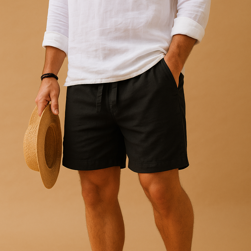 Men's Casual Summer Shorts with Drawstring Closure 3
