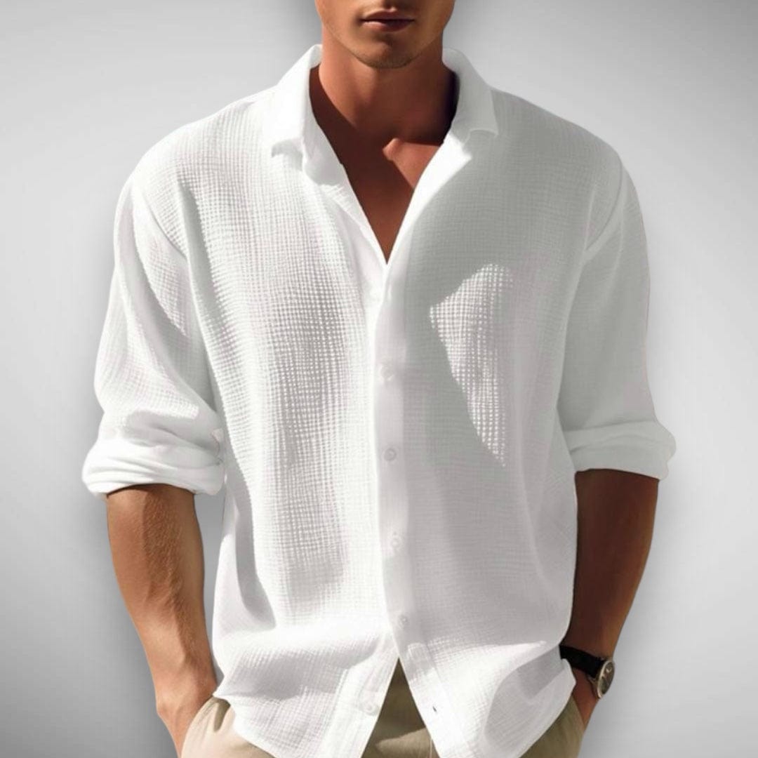 Men's Lightweight Summer Shirt - Breathable Casual Wear 0