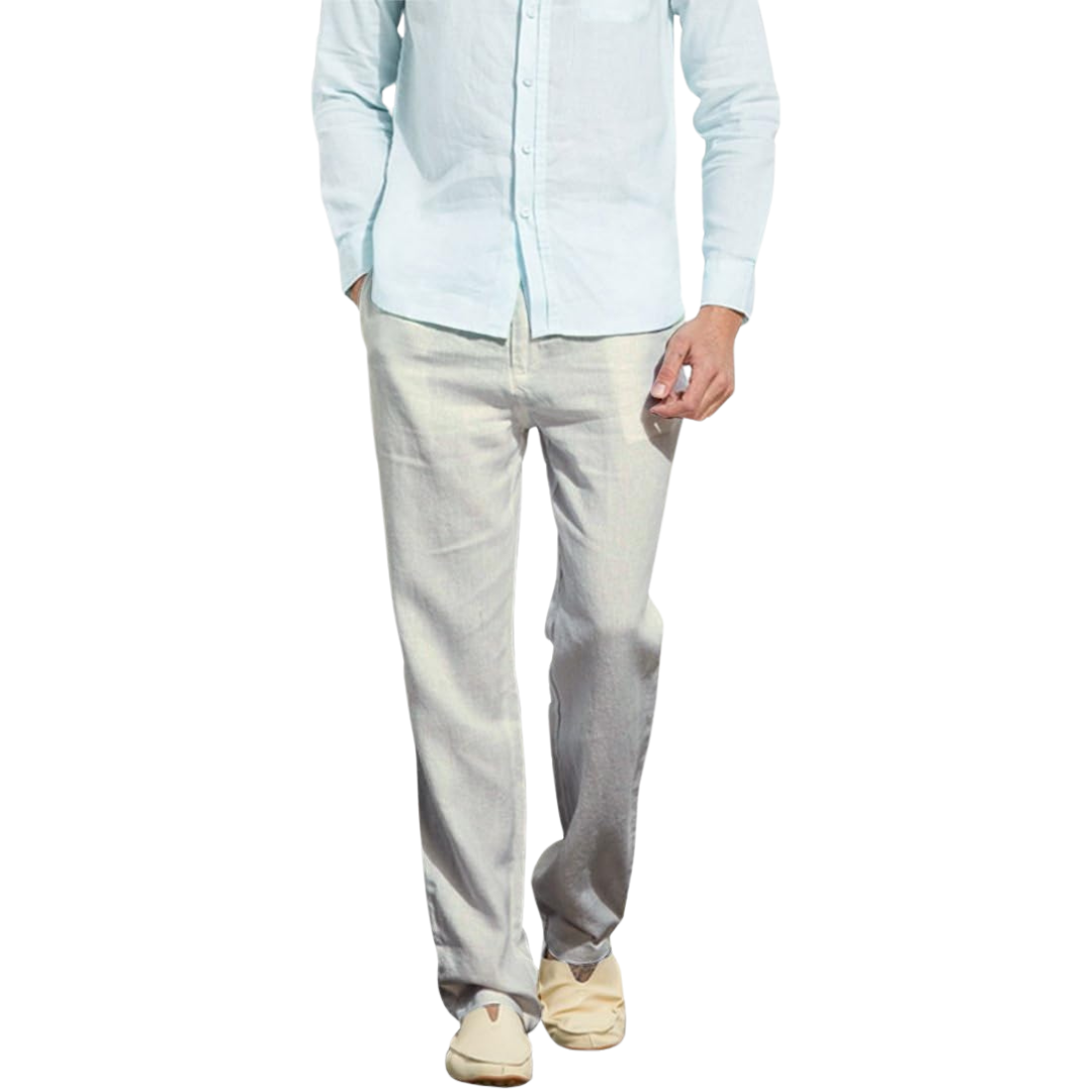 Men's Linen Casual Trousers for Summer Comfort 3