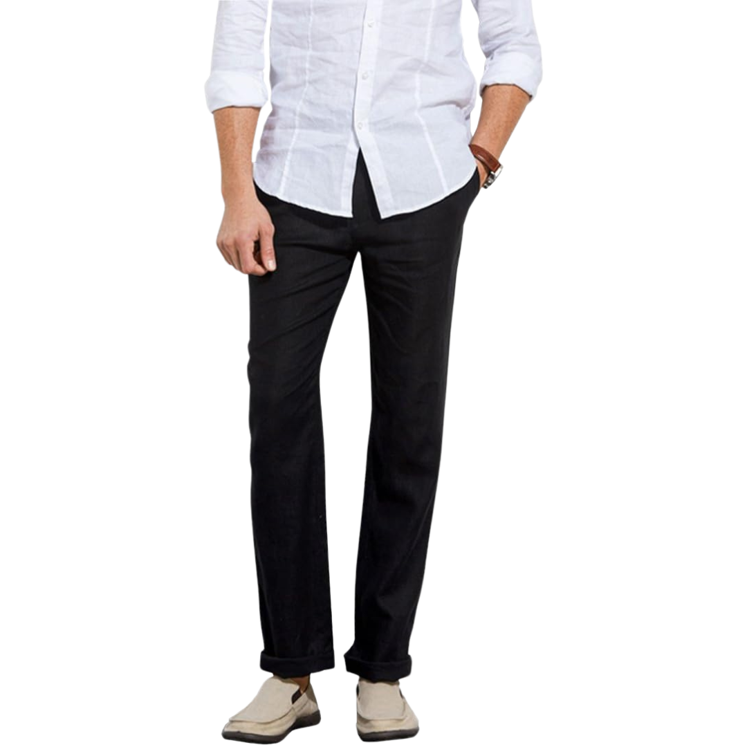 Men's Linen Casual Trousers for Summer Comfort 4