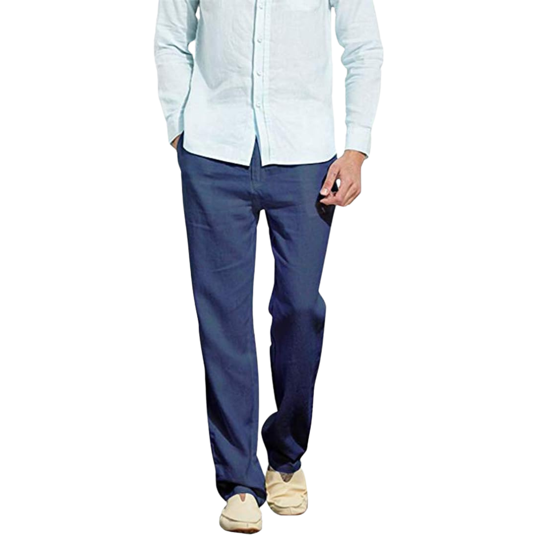 Men's Linen Casual Trousers for Summer Comfort 5