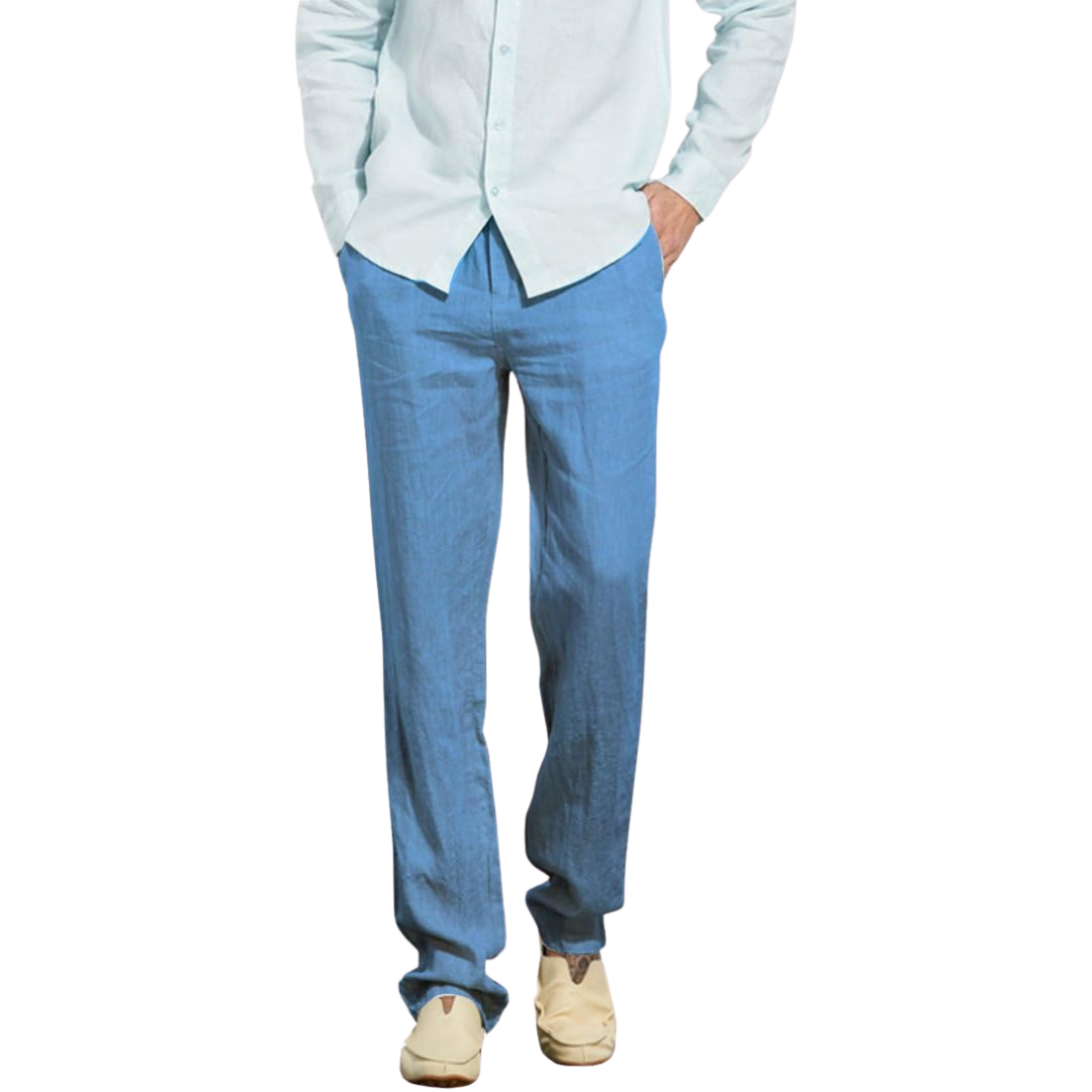 Men's Linen Casual Trousers for Summer Comfort 6