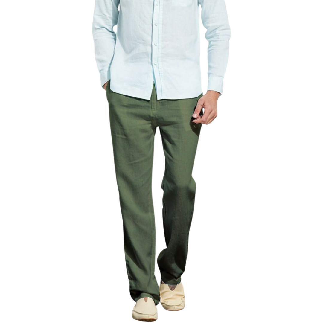 Men's Linen Casual Trousers for Summer Comfort 7