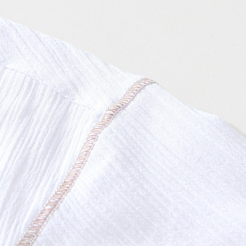Men's Linen Half-Open Short-Sleeved Shirt 5