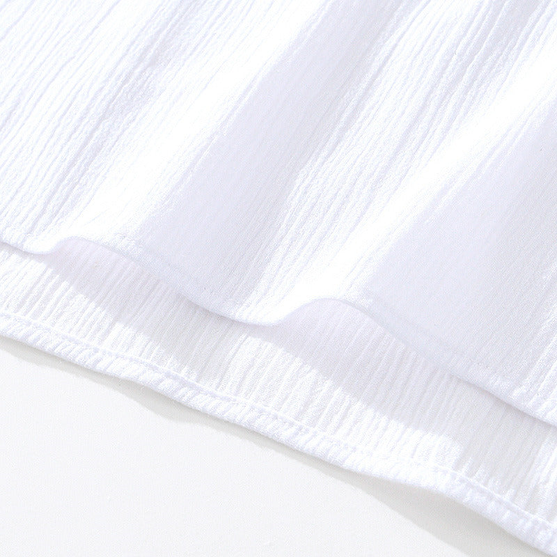 Men's Linen Half-Open Short-Sleeved Shirt 6