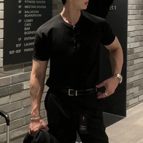 Men's Long Sleeve Polo Shirt - Classic Fit Casual Style 3