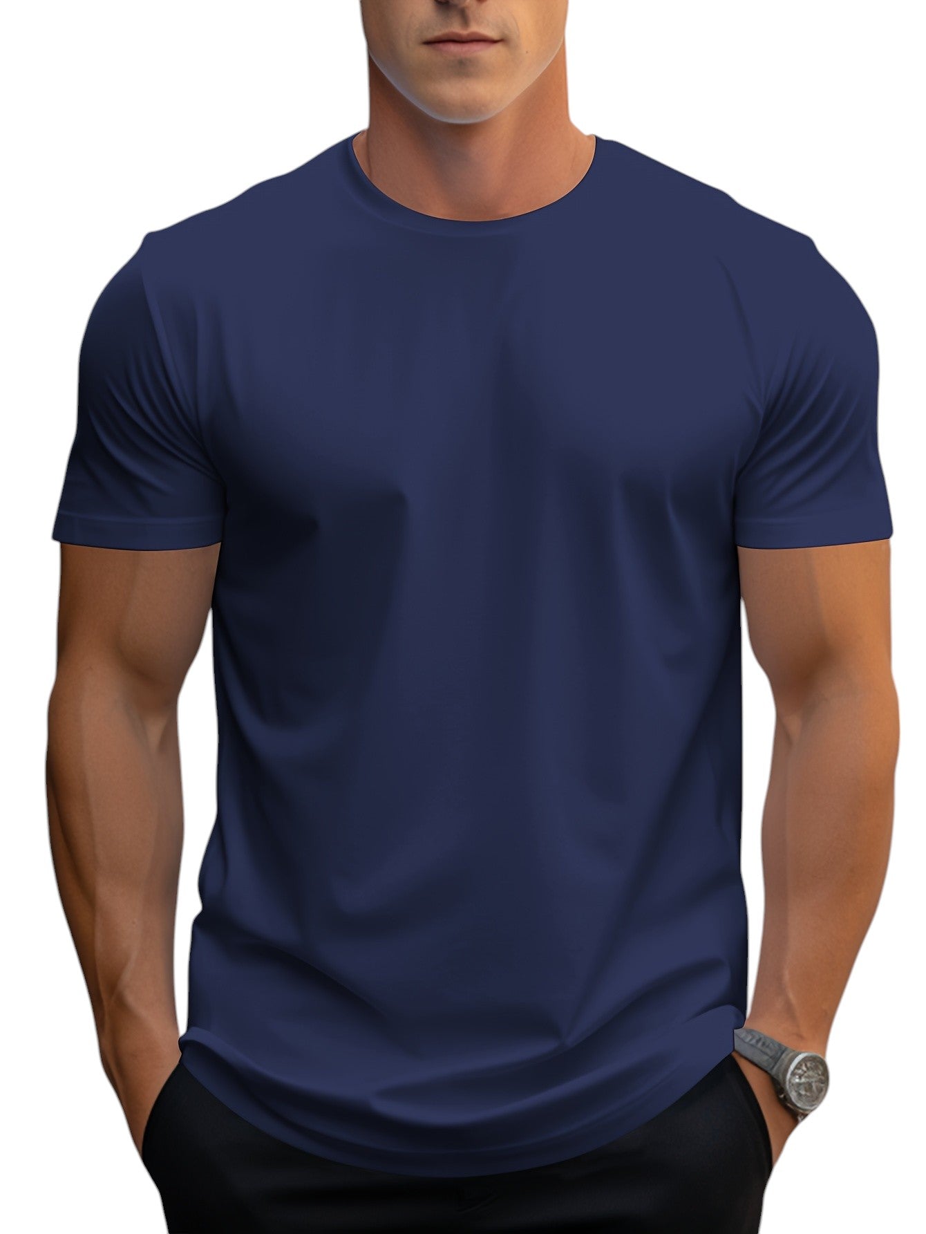 Men's Regular Fit Basic T-Shirt 10