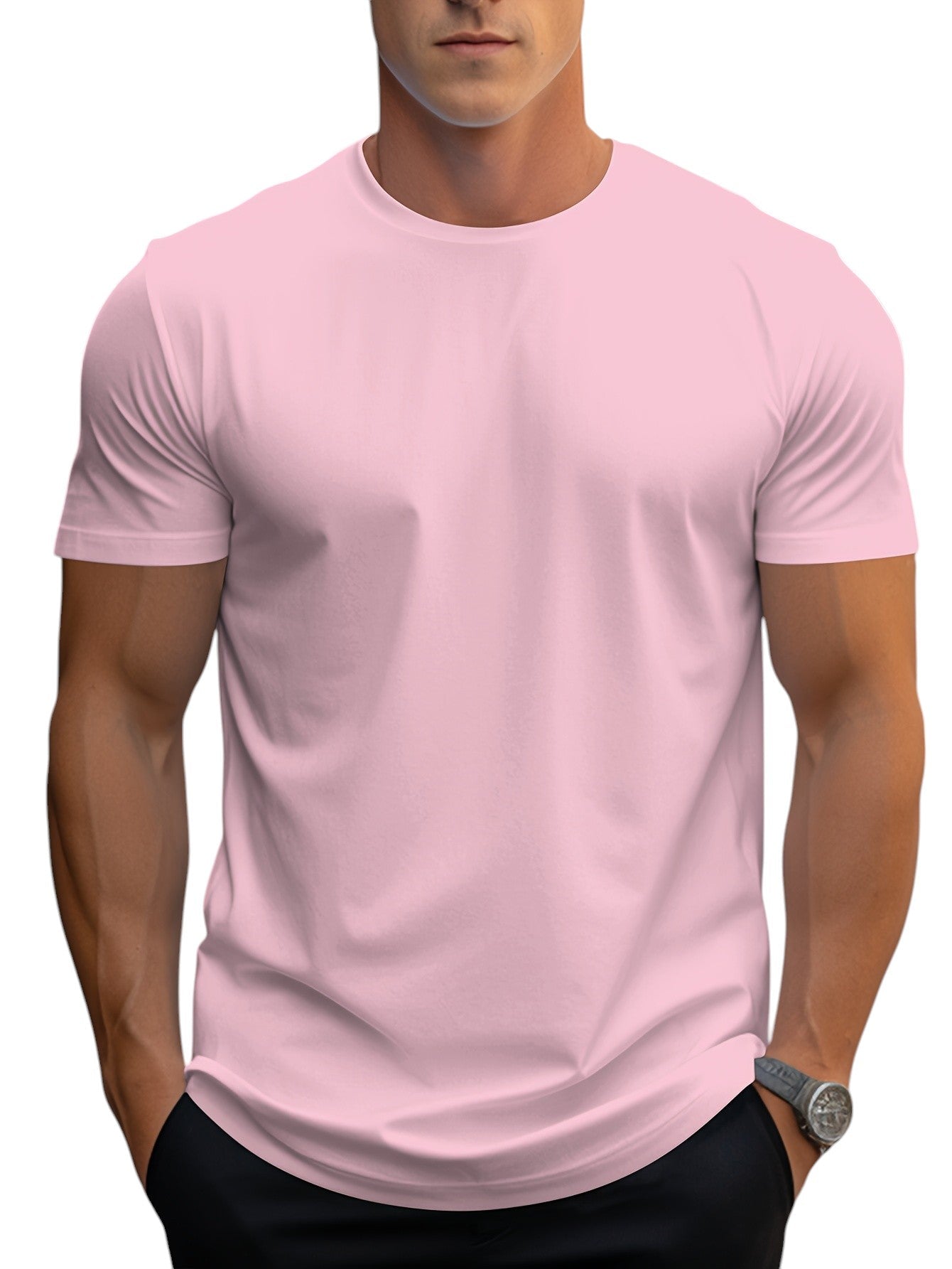 Men's Regular Fit Basic T-Shirt 12
