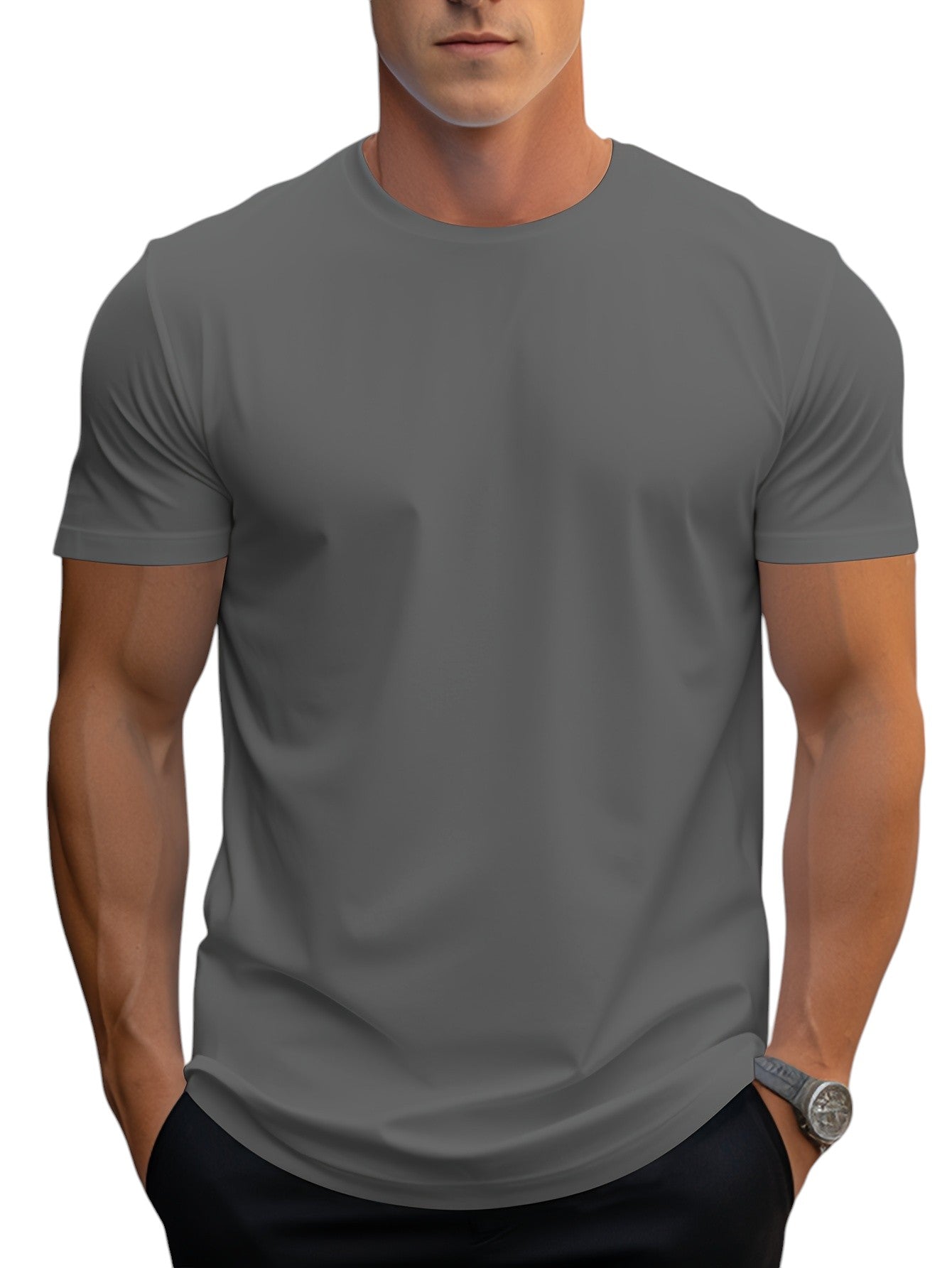 Men's Regular Fit Basic T-Shirt 15